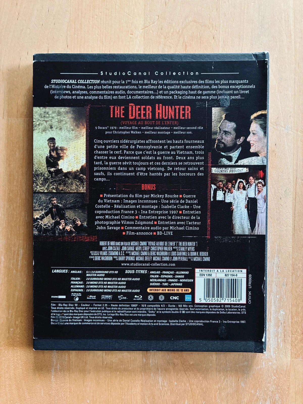 Coffret Blu-ray The Deer Hunter (Voyage au bout de l’enfer) de Michael Cimino. – photo 3